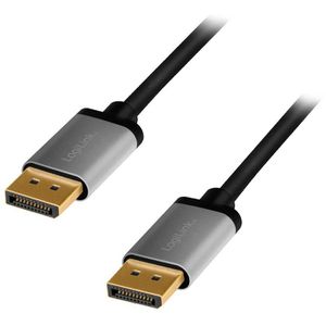 Displayport-Kabel LogiLink CDA0100, 4K UHD, DP 1.2