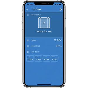 Produktbild für LiFePO4-Akku Victron 12,8/50 Smart, 50 Ah