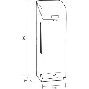Produktbild für Toilettenpapierspender Katrin Toilet 3-Roll, 984503