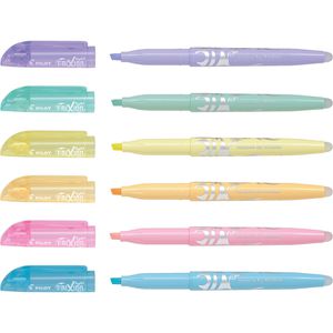 Textmarker Pilot Frixion Light Soft, 6 Stück