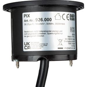 Produktbild für Einbausteckdose Bachmann 926.000 Pix, mit 0,2 m Kabel