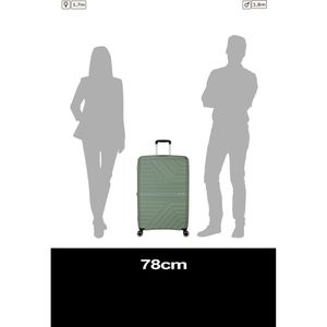 Produktbild für Koffer AmericanTourister Flytwist Spinner exp. grün