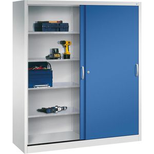 Produktbild für Werkzeugschrank CP-Möbel 2159-00, aus Metall, grau / blau
