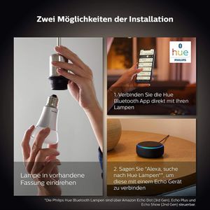 Produktbild für LED-Lampe Philips-Hue White Bluetooth, E14