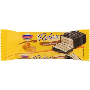 Produktbild für Kuchen KuchenMeister Kuchenriegel Karamell, mit Creme &amp; Glasur