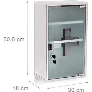 Produktbild für Verbandschrank Relaxdays Emergency XL 10019093, hängend