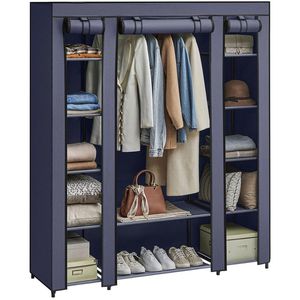 Produktbild für Kleiderschrank Songmics XXL, LSF003I02, blau