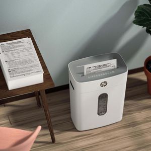 Produktbild für Aktenvernichter HP 2801 OneShred 8CC, weiß