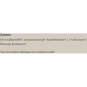 Produktbild für Chips BioZentrale Süßkartoffel und Rosmarin, BIO