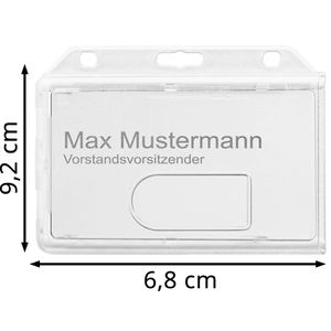 Produktbild für Kartenhalter Böttcher-AG Hartplastik