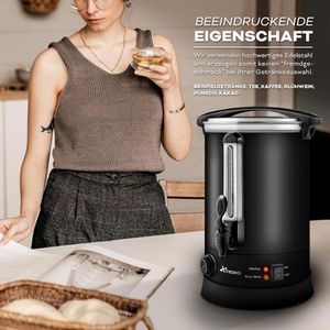 Produktbild für Heißwasserspender Tresko 1385-002, einstellbar 30°C - 110°C