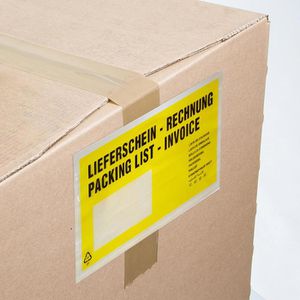 Produktbild für Lieferscheintaschen dm-folien Premium, DIN lang