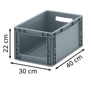 Produktbild für Eurobox AUER SLK 43/22, grau