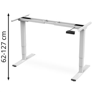 Schreibtischgestell Digitus DA-90433, weiß, 4 Memoryspeicher