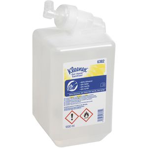 Kleenex Desinfektionsmittel Gel, 6382, alkoholisch, Händedesinfektionsgel, 1 Liter