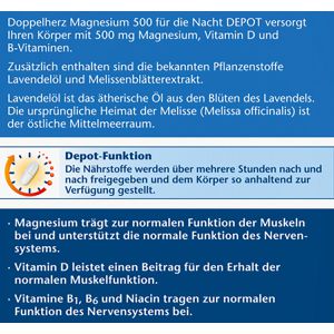 Produktbild für Magnesium Doppelherz aktiv, 30 Depot-Tabletten