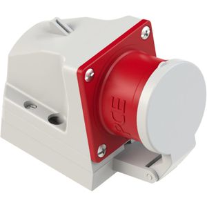 CEE-Wandstecker PCE-Electric 515-6d, 5-polig