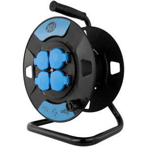 Kabeltrommel REV-Ritter blau, leer