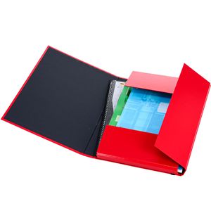 Produktbild für Heftbox Pagna Basic, aus Karton mit Kunststoffbezug, A4