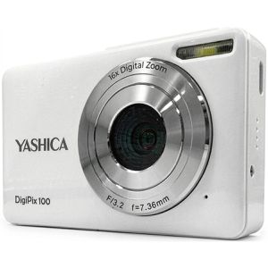 Produktbild für Kompaktkamera Yashica DigiPix 100 weiß, mit 2,4 Zoll Display