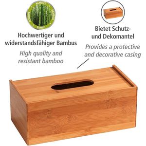 Produktbild für Taschentuchbox Wenko Terra 23925100, aus Bambus