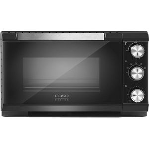 Caso Minibackofen Design Backofen, TO 20, 1650 Watt, mit Drehspieß und Umluft, 20 Liter