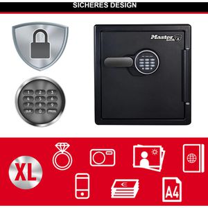 Produktbild für Tresor Master-Lock LFW123FTC schwarz