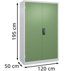 Produktbild für Werkzeugschrank CP-Möbel 8931-503, aus Metall, grau / grün
