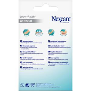 Produktbild für Pflaster Nexcare 3M Breathable Universal, 40 Stück