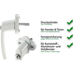 Produktbild für Fenstergriff ChiliTec 23209