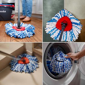 Produktbild für Ersatz-Wischmopp Vileda H2PRO CLASSIC Spin Mop Refill 178331