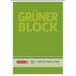 Produktbild für Briefblock Brunnen 1052437, Grüner Block, A5