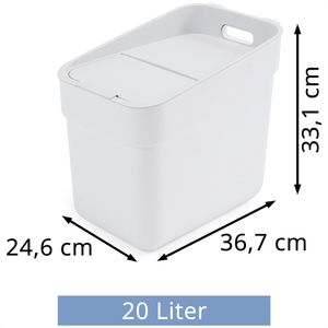 Produktbild für Mülleimer Curver Ready to collect, weiß