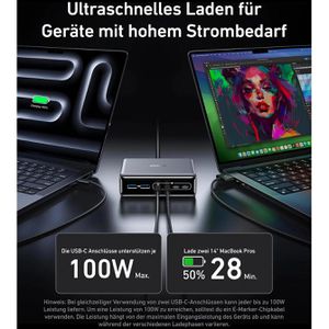 Produktbild für USB-Ladegerät Anker GaNPrime, 200 Watt