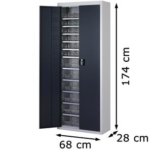Produktbild für Magazinschrank Mauser MKST4/17CG, anthrazit