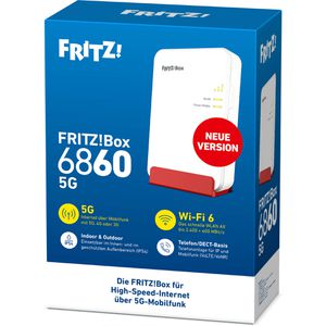 Produktbild für WLAN-Router AVM FRITZ!Box 6860 5G v2, 20003182, 5G
