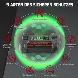 Produktbild für Starthilfe-Powerbank Lokithor J401, 3 in 1, 12 V