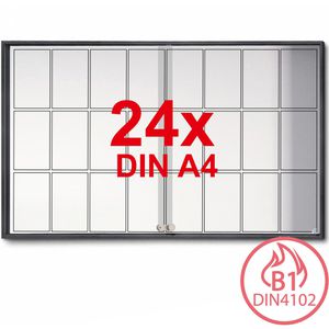 Produktbild für Schaukasten Showdown-Displays anthrazit, B1, innen