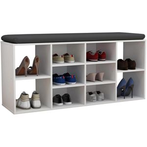 Produktbild für Schuhregal VCM Hinsol S, aus Holz