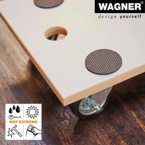 Produktbild für Möbelroller Wagner-System MM1316, Gummirollen