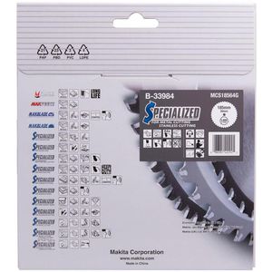 Produktbild für Kreissägeblatt Makita B-33984, Specialized