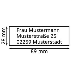 Produktbild für Dymo-Etiketten Dymo 2093091, 99010, S0722370, weiß