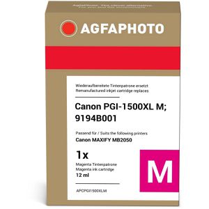 Produktbild für Tinte AgfaPhoto für Canon PGI-1500XL M