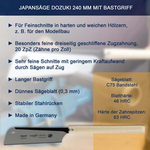 Produktbild für Japansäge Augusta-Heckenrose 44019240, Dozuki