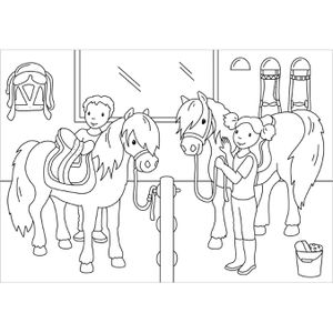 Produktbild für Malbuch Tessloff Mein schönstes Malbuch, Ponyhof