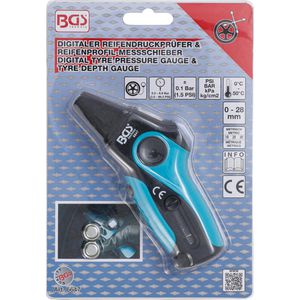 Produktbild für Reifendruckprüfer BGS-technic 6647, digital