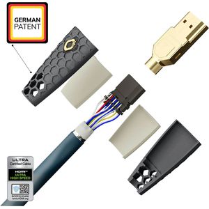 Produktbild für HDMI-Kabel Oehlbach Flex Evolution, HDMI 2.1, vergoldet
