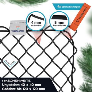 Produktbild für Anhängernetz TRIBURG grobmaschig