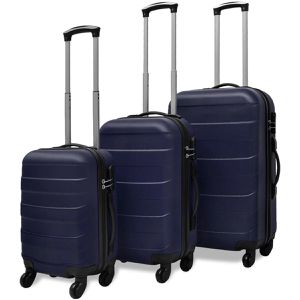 Koffer vidaXL 91144, blau, 3-teilig
