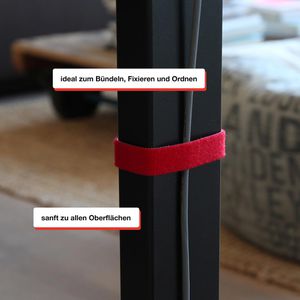 Produktbild für Klettband Label-the-cable Pro Roll Strap, blau